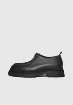 Lille - Leather Lace Up Shoe - Black