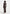 Aria - Pointelle Knit Cover Up - Brown/Cream