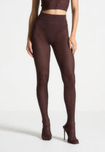 knitted-contour-footsie-leggings-brown