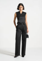 julie-sateen-tailored-twin-pleat-trousers-black