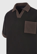 boxy-polo-shirt-with-crochet-detail-black