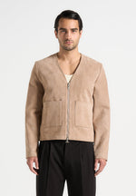 maxime-suede-zip-jacket-with-contrast-stitch-beige