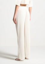L⁠ila - Pleated Pants - Off White