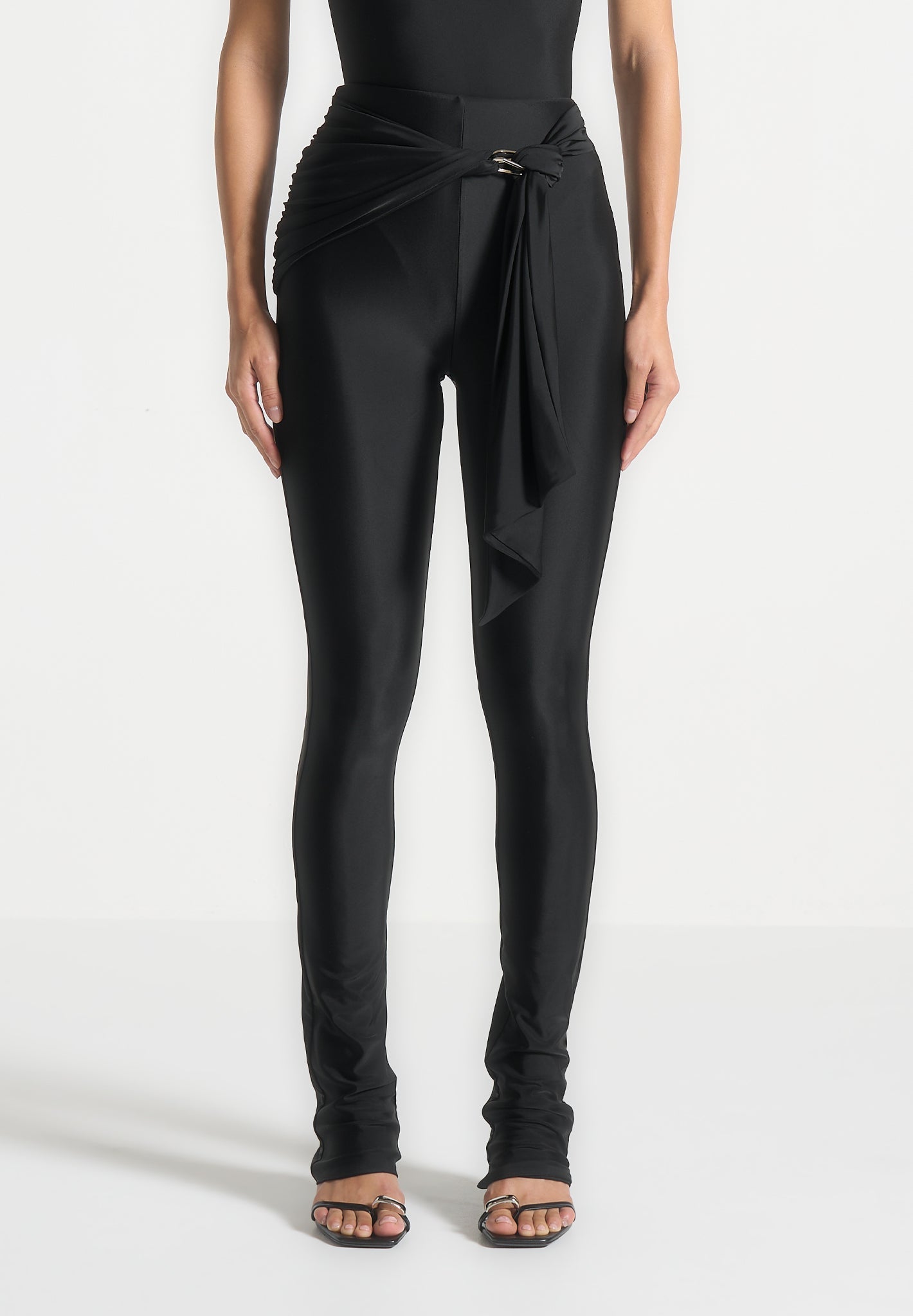 draped-hardware-detail-leggings-black