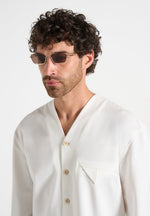 sacha-rectangular-frameless-sunglasses-gold