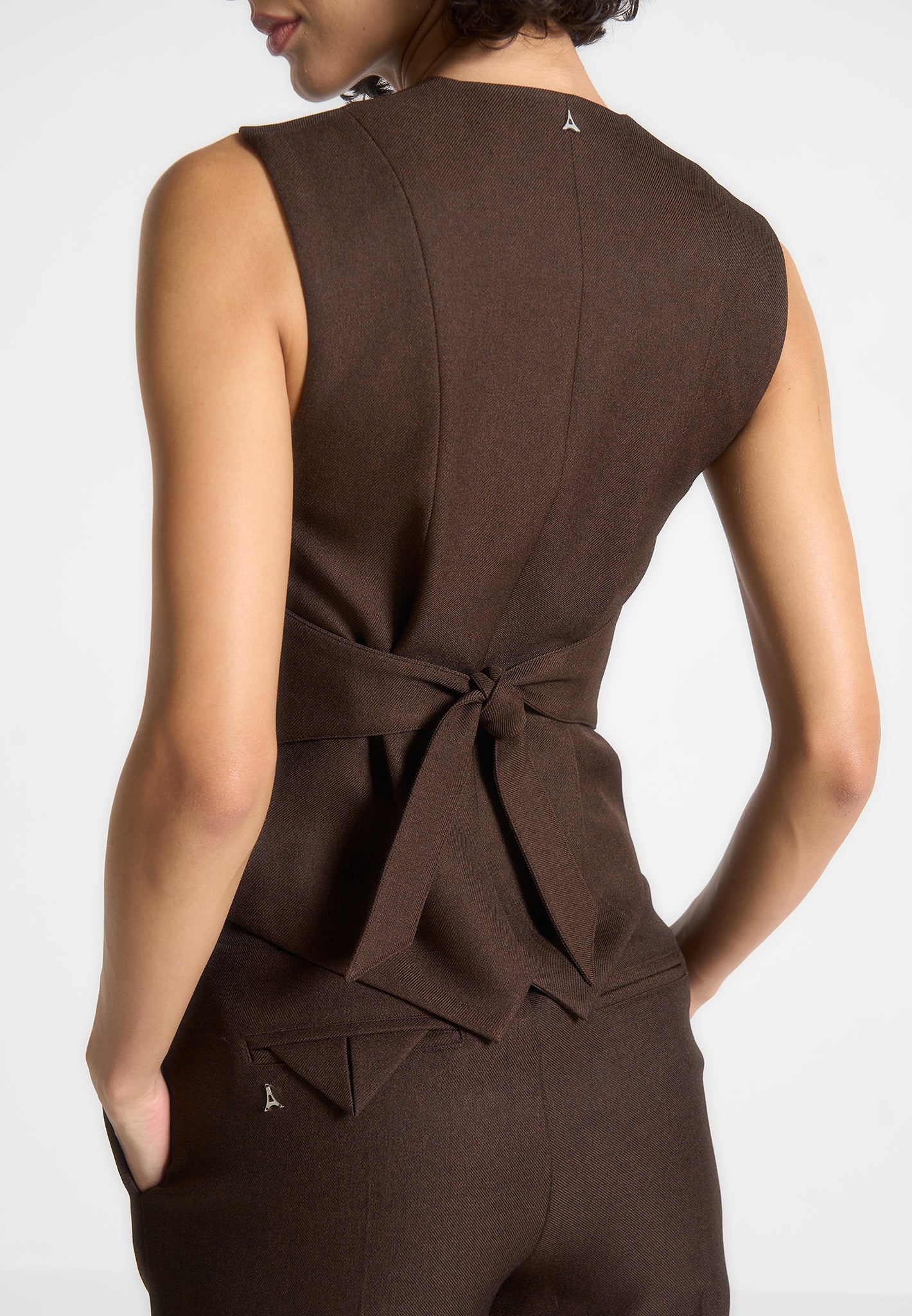 tailored-cinch-waistcoat-brown