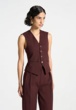 tailored-cinch-waistcoat-wine-red