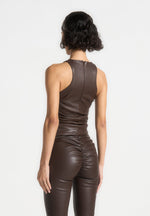 leather-asymmetric-tacked-racer-top-brown