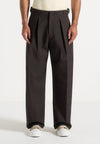 lior-box-pleat-hatched-wide-leg-trousers-dark-brown