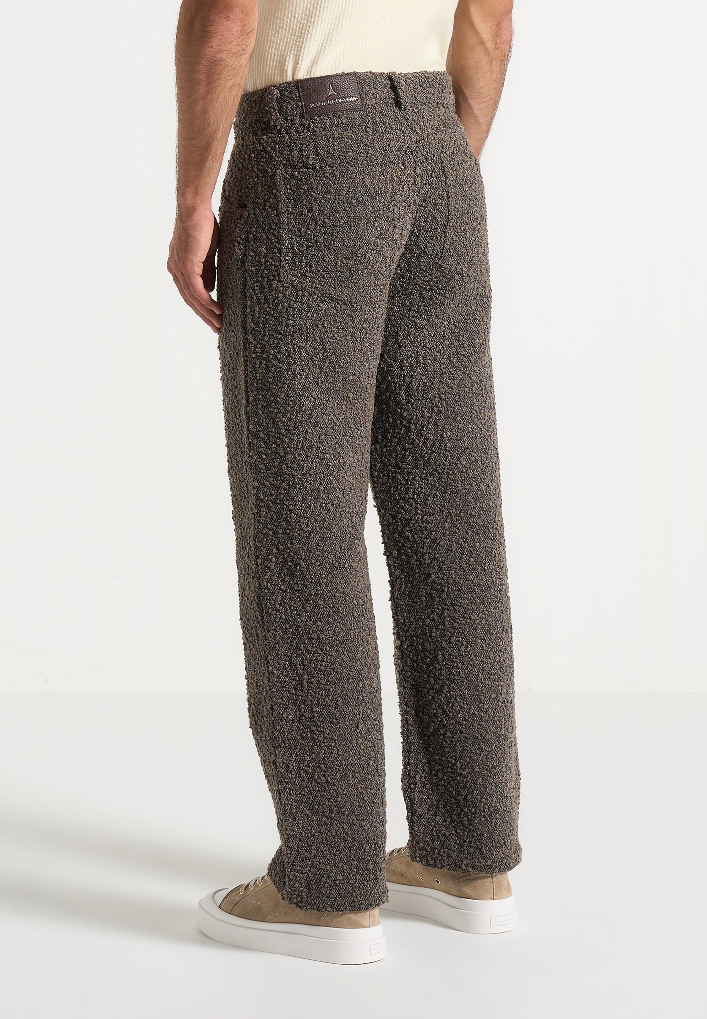 arnault-boucle-pleated-jeans-brown