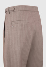 Joseph - Regular Fit Pinstripe Tailored Pants - Taupe