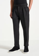 H⁠ubert - Slim Fit Tailored Trousers - Black