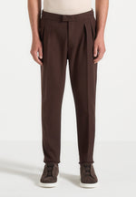 hubert-slim-fit-tailored-trousers-brown