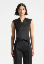 laurence-sateen-wrap-waistcoat-black