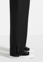 Men's Vienna - Suede Contrast Stitch Sneaker - Black
