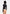 Alea - Mock Neck Long Sleeve Top - Black