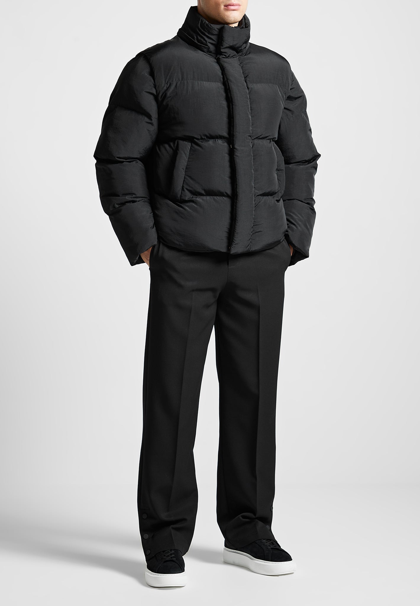 2-in-1-wrap-neck-puffer-gilet-black
