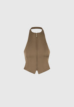 claudette-satin-halterneck-backless-top-dark-olive