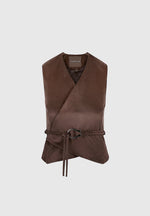 suede-wrap-waistcoat-with-belt-brown