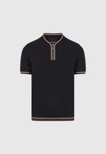 clement-crew-neck-zip-polo-shirt-black