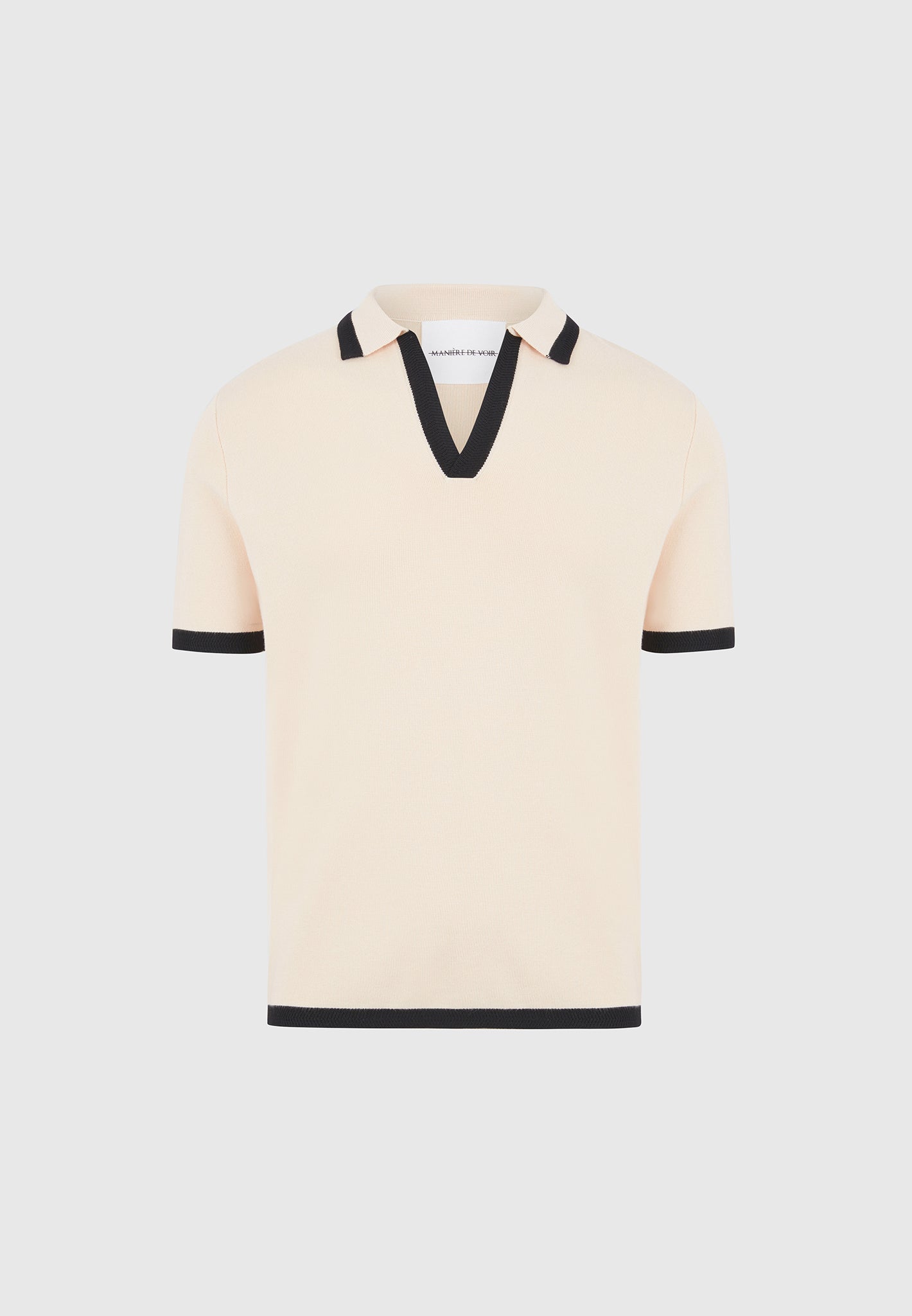 contrast-detail-knit-polo-shirt-cream