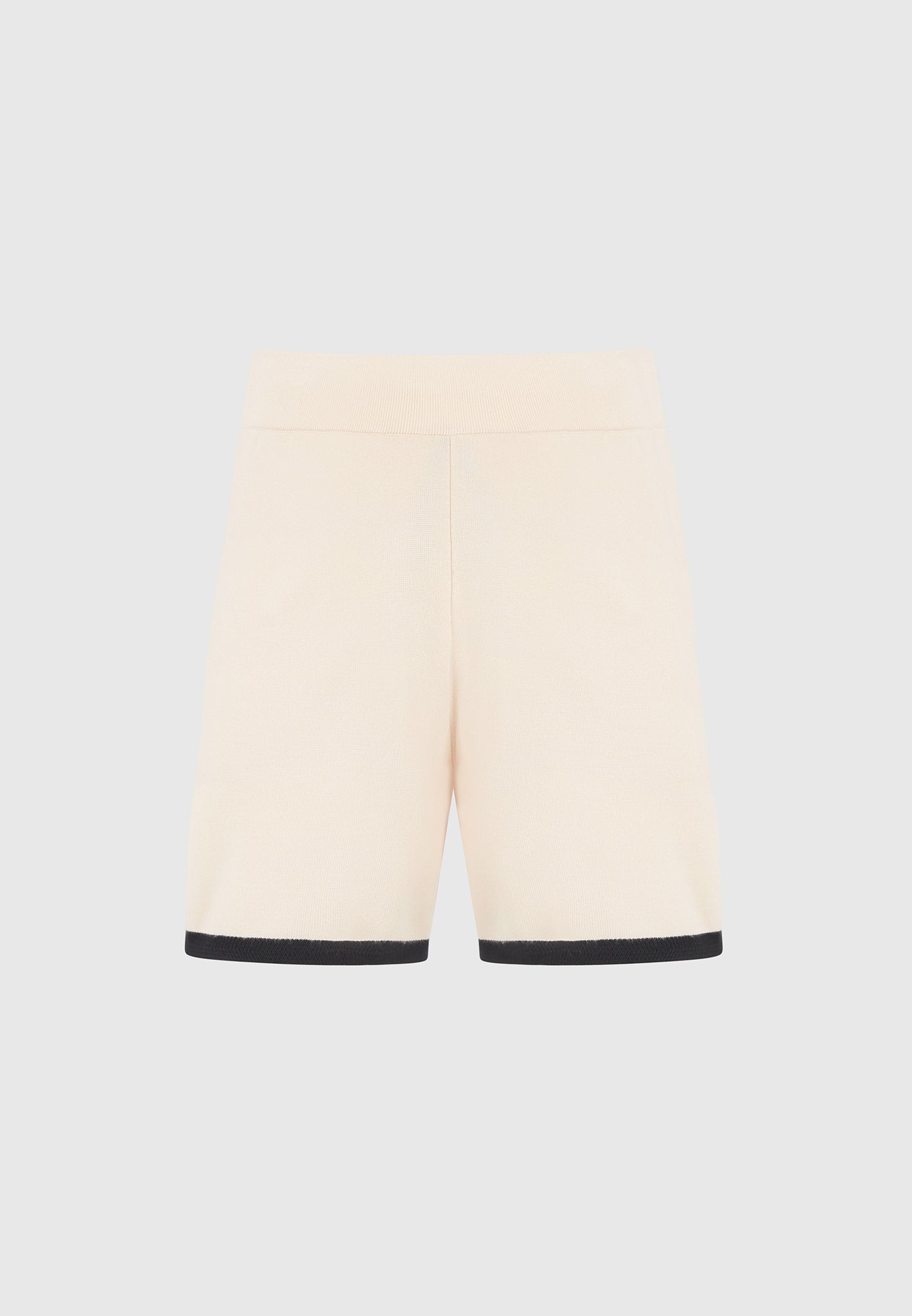 contrast-detail-knit-shorts-cream