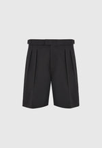 twin-pleat-tailored-shorts-black