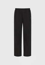 Gael - Contrast Whipstitch Relaxed Track Pants - Black