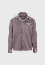 Constant - Satin Overshirt - Taupe