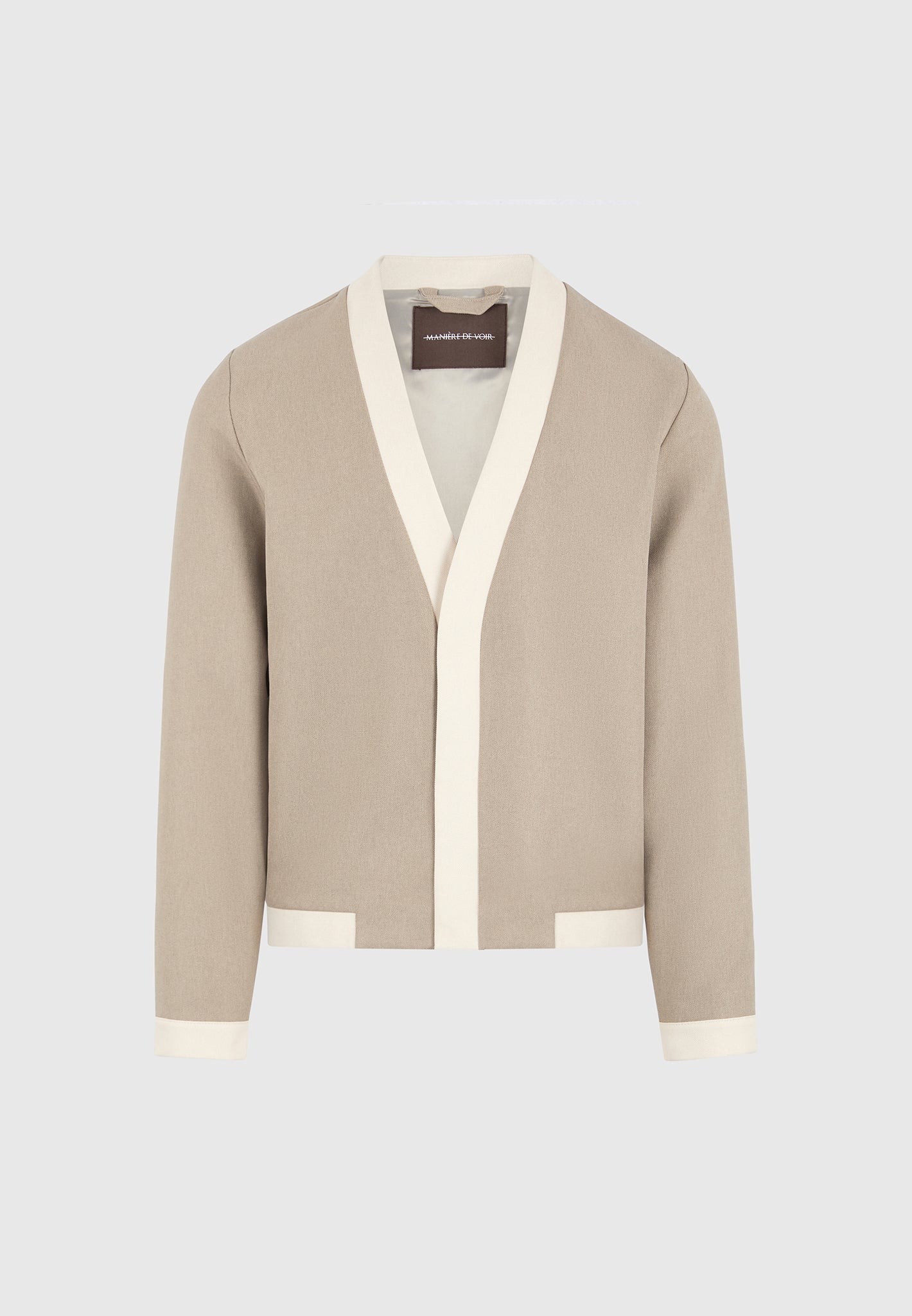 clovis-tailored-cardigan-with-contrast-placket-beige