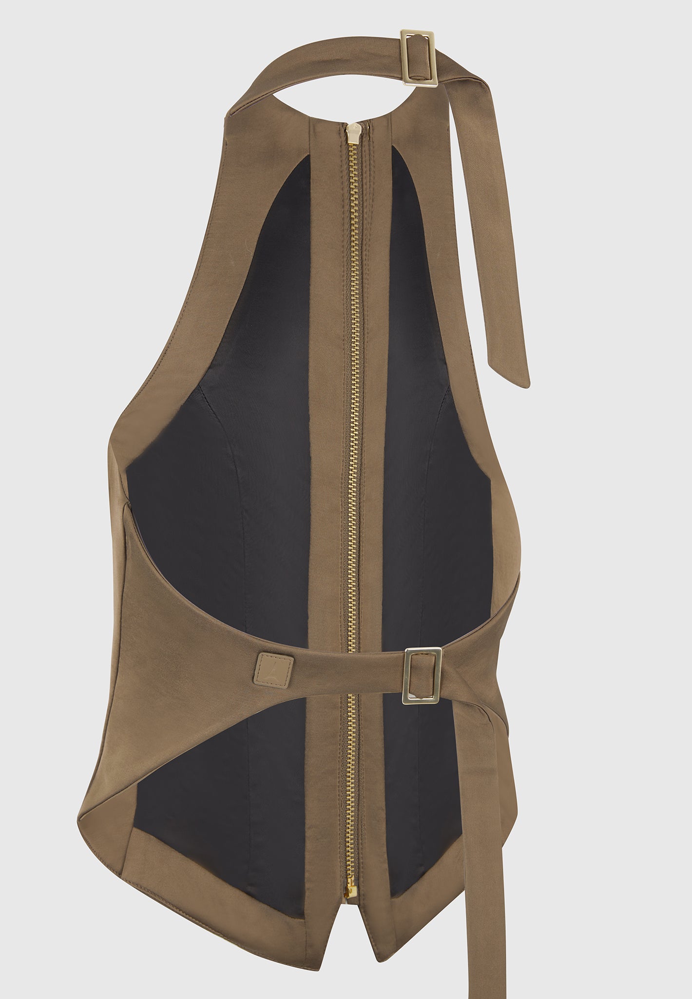 claudette-satin-halterneck-backless-top-dark-olive