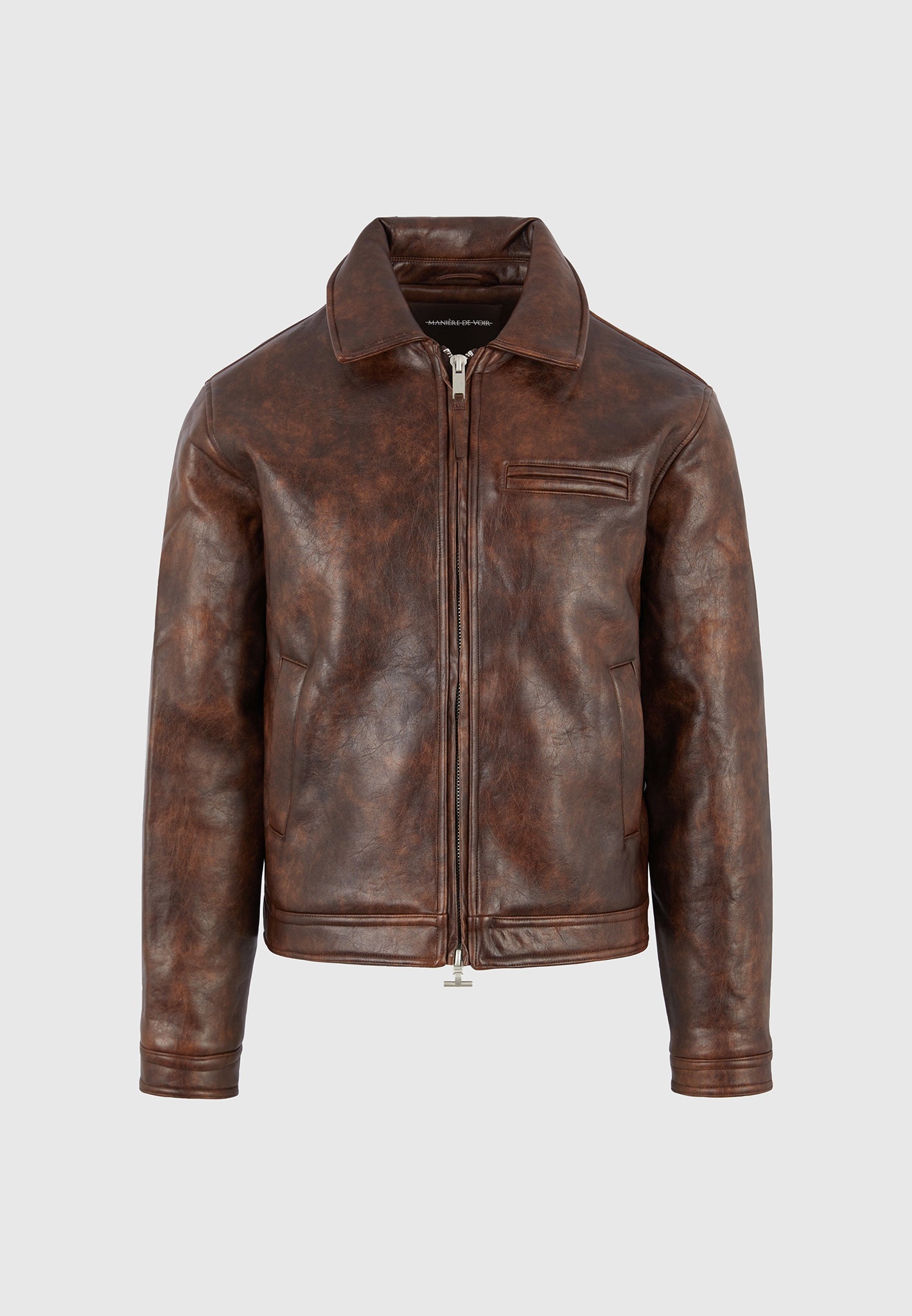 Laurent - Vintage Leather Jacket - Brown