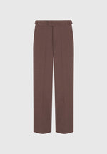 regular-fit-twill-pleated-tailored-trousers-brown