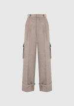 danielle-textured-tailored-pleated-cargo-trousers-taupe