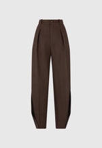 sophie-twist-leg-tailored-trousers-brown