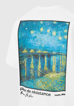 Piece De Resistance - Van Gogh Cotton T-Shirt - White