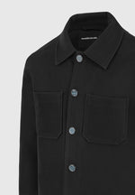 benoit-twill-pocket-cropped-shirt-black
