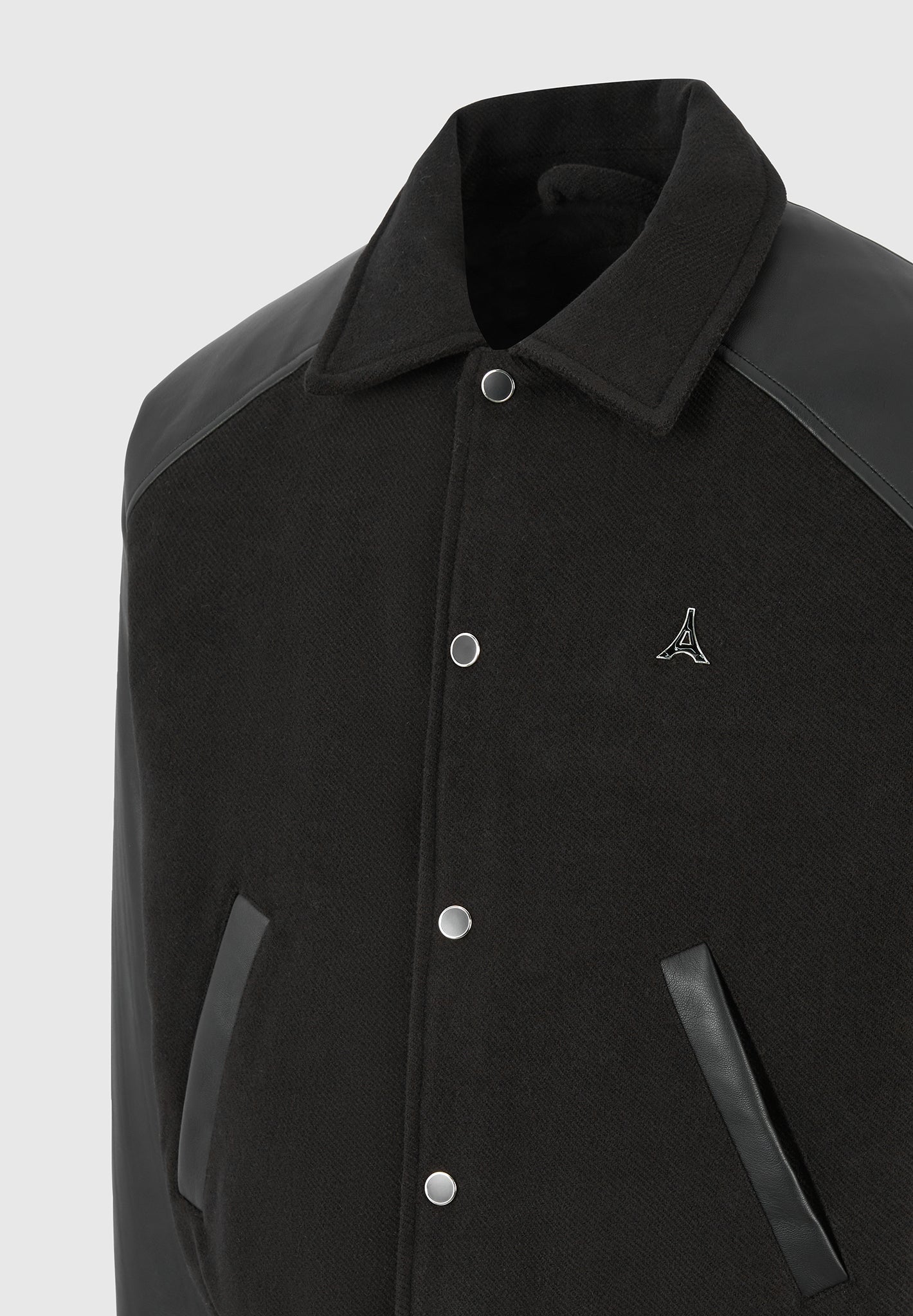 olivier-leather-raglan-varsity-jacket-black