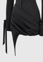diane-draped-asymmetric-mini-dress-black
