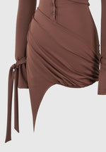 draped-asymmetric-mini-dress-brown