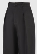 Sophie - Twist Leg Tailored Pants - Black