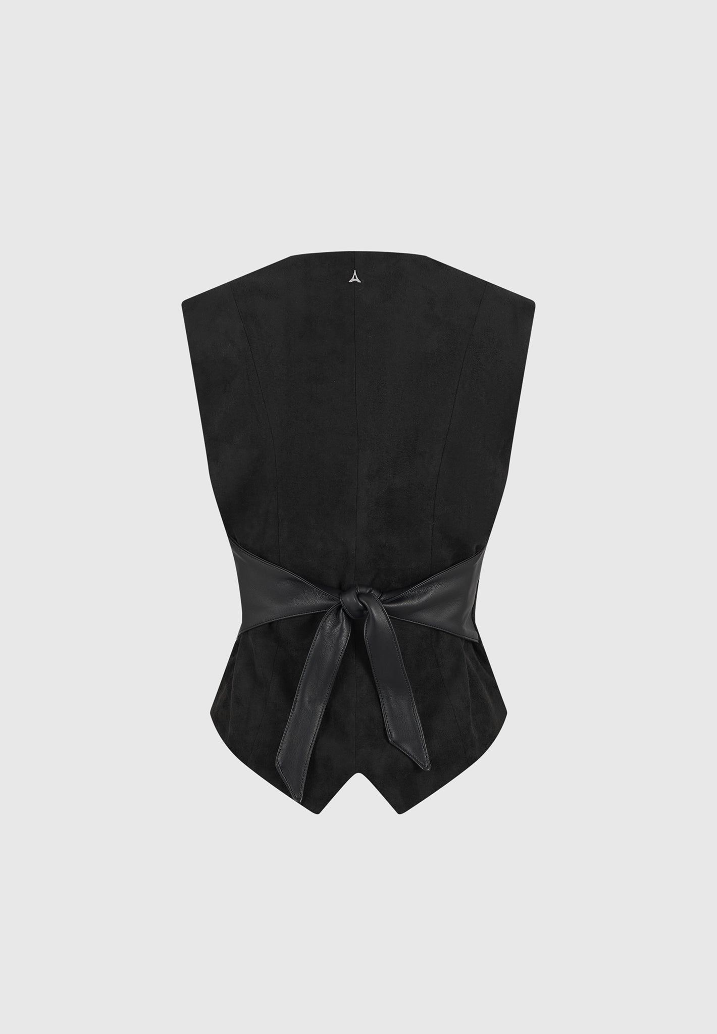 christine-suede-cinch-waistcoat-black