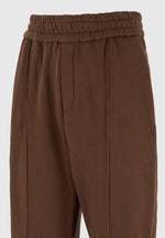 eternel-pintuck-joggers-brown