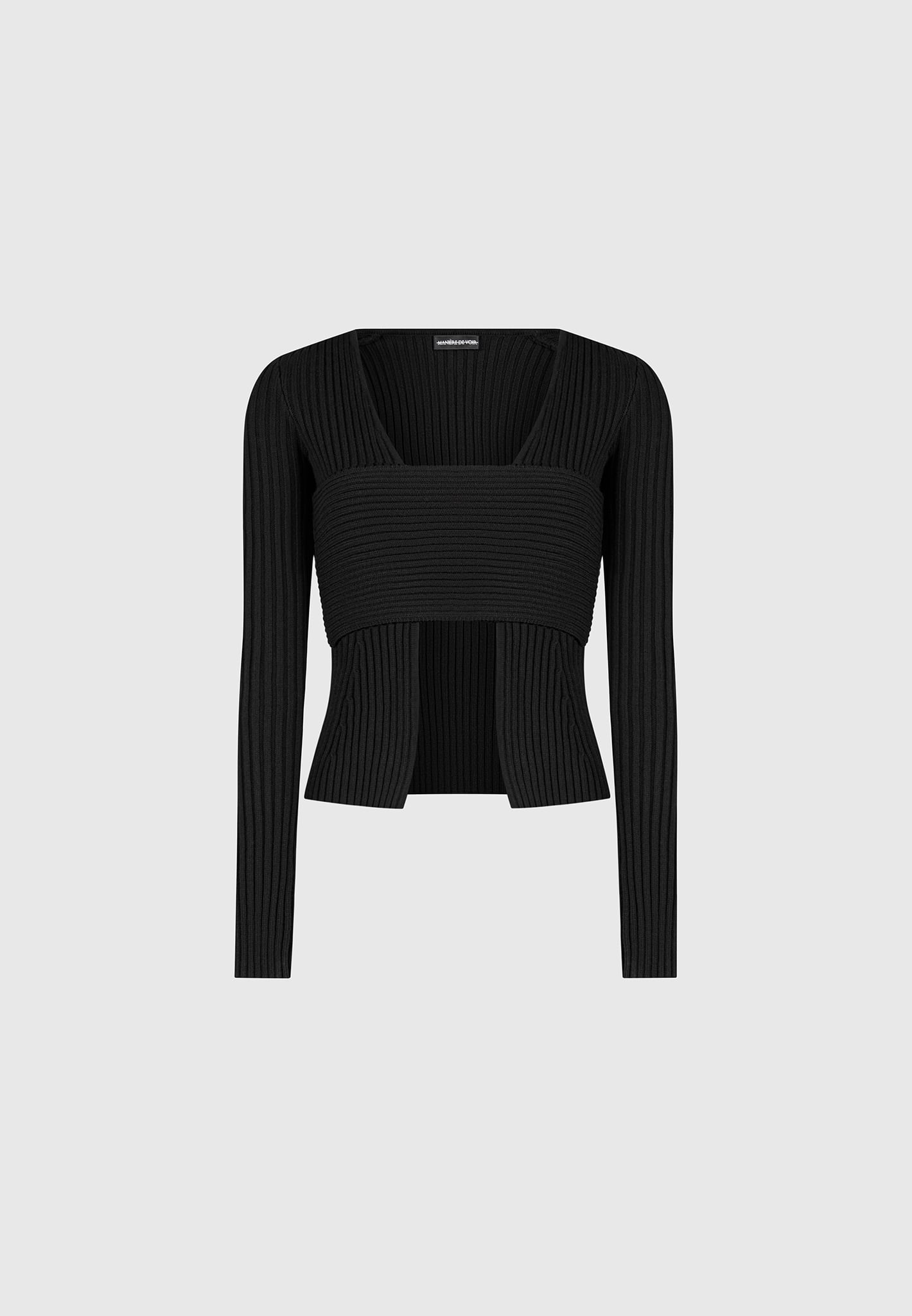 3-in-1-knit-overlay-bandeau-cardigan-black