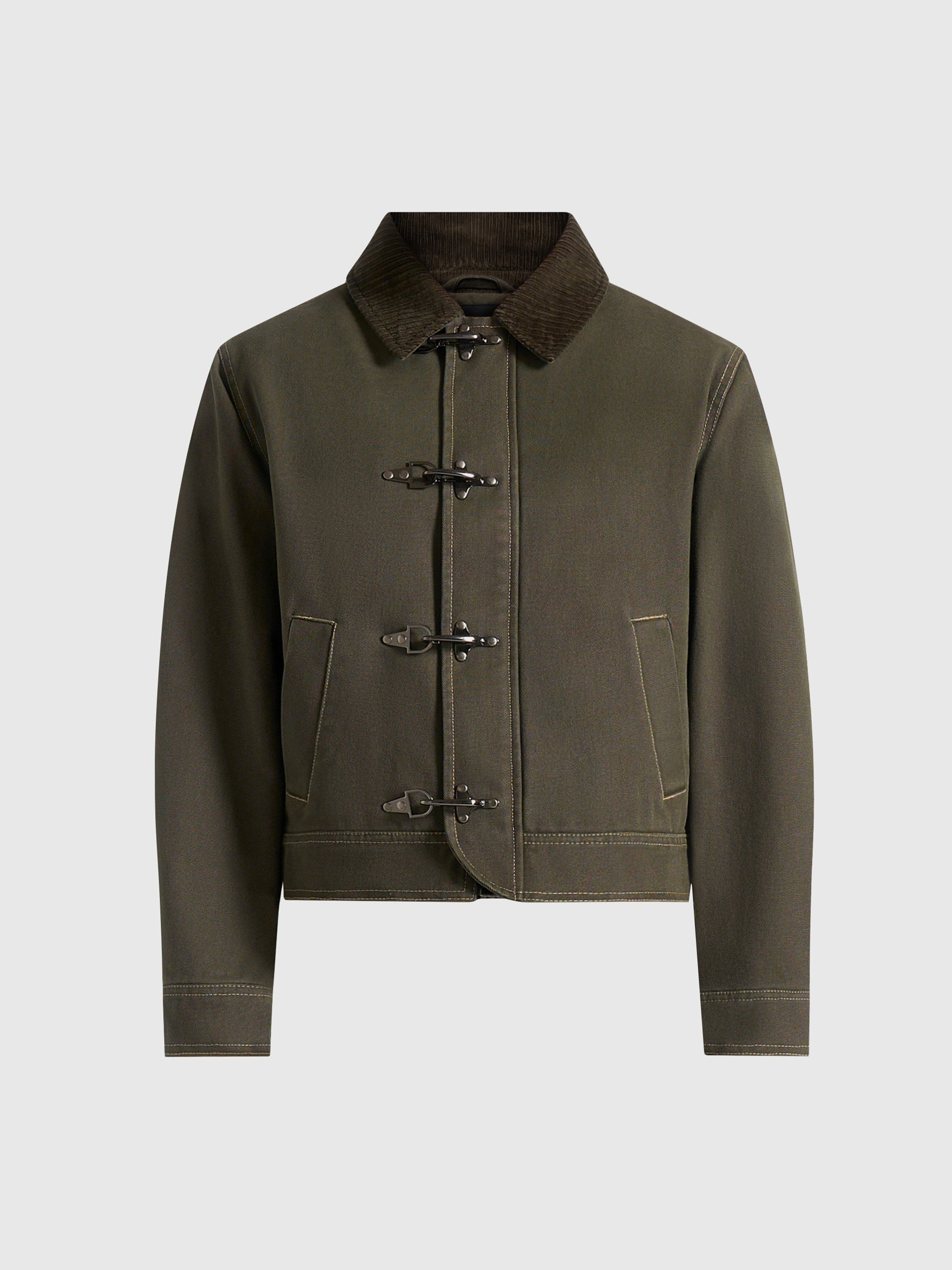 nino-clasp-detail-contrast-stitch-gabardine-jacket-olive