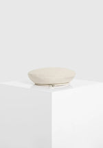 Anya - Leather Beret - Beige