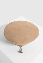 Anya - Suede Beret - Beige