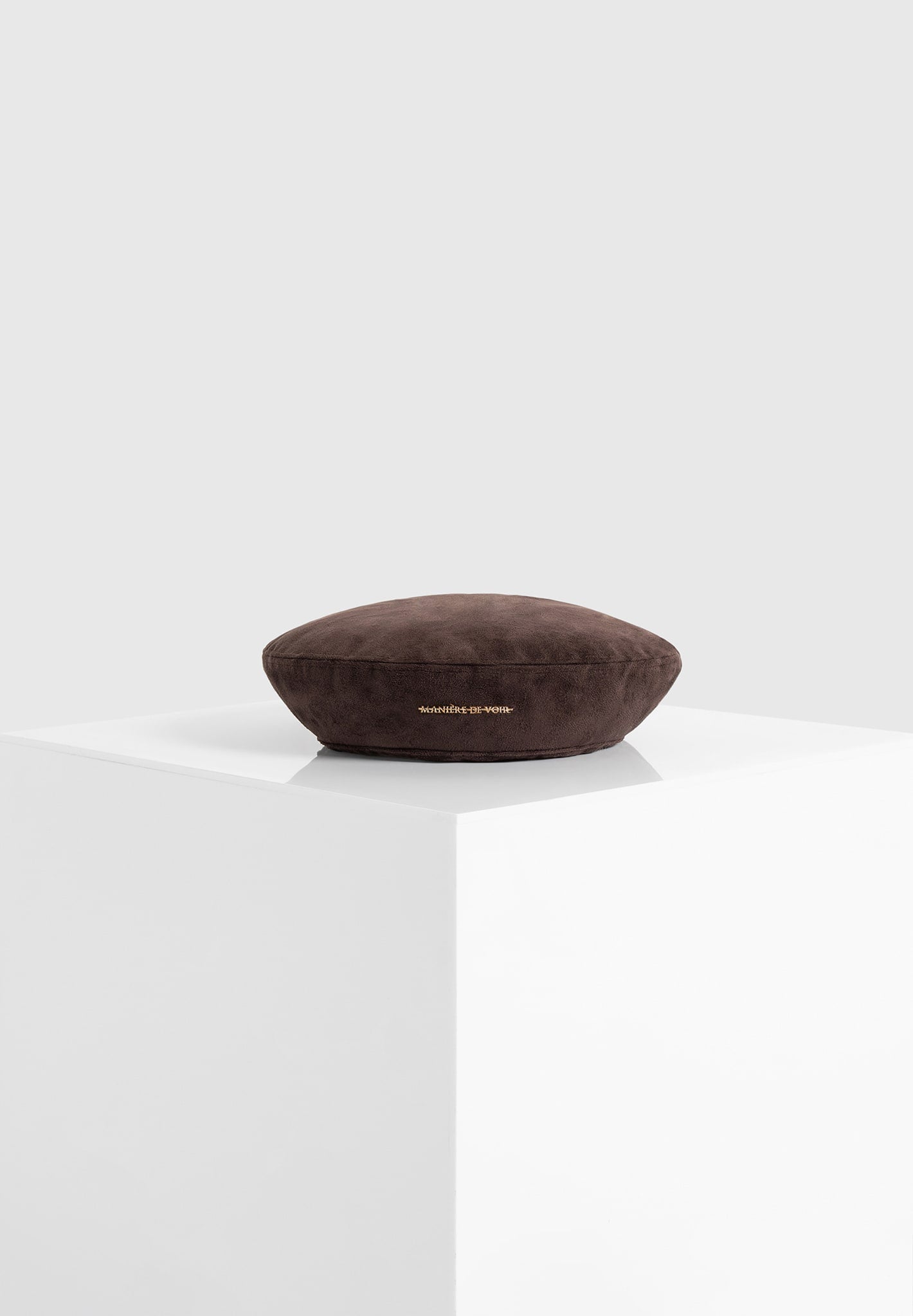 Anya - Suede Beret - Brown 