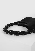 somme-suede-handbag-black-silver