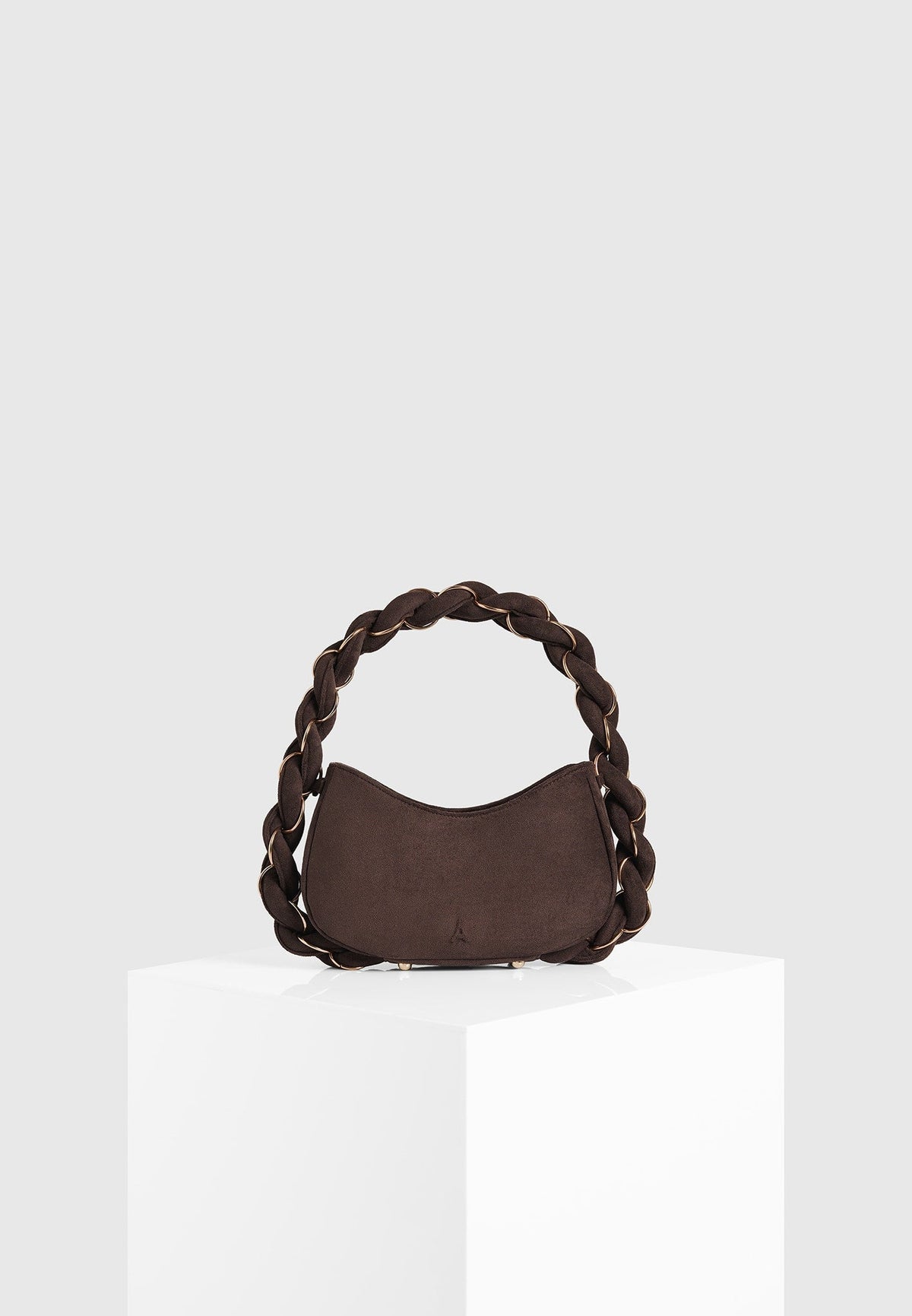 Somme - Suede Handbag - Brown